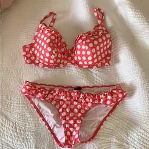 Figleaves Polka Dot Midnight Grace bikini 34DD